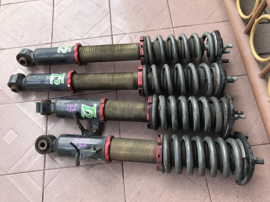 โช้คเเต่ง T2 ปรับเกลียวสไลดกระบอกปรับหนืดเก่าญี่ปุ่นเเท้สภาพสวย