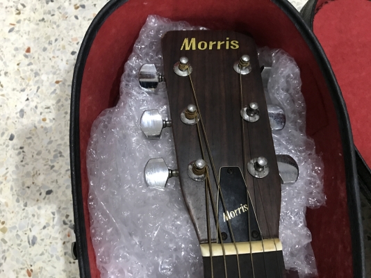กีต้ารโปร่ง MORRIS W20 เก่าญี่ปุ่นเเท้สภาพสวยพร้อมกล่องใส่