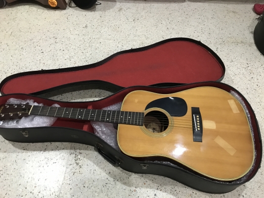 กีต้ารโปร่ง MORRIS W20 เก่าญี่ปุ่นเเท้สภาพสวยพร้อมกล่องใส่