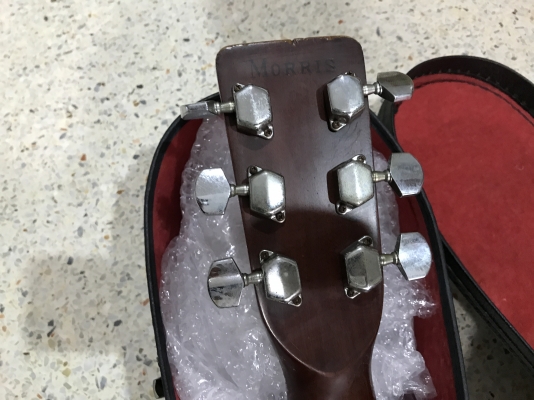 กีต้ารโปร่ง MORRIS W20 เก่าญี่ปุ่นเเท้สภาพสวยพร้อมกล่องใส่