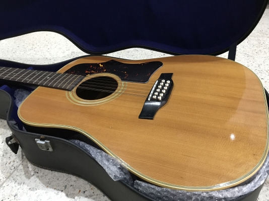 กีต้ารโปร่ง MORRIS B25 12สายหายากเก่าญี่ปุ่นเเท้สภาพสวยพร้อมกล่องใส่