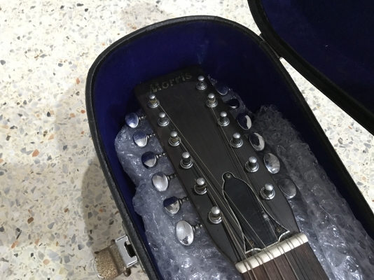 กีต้ารโปร่ง MORRIS B25 12สายหายากเก่าญี่ปุ่นเเท้สภาพสวยพร้อมกล่องใส่