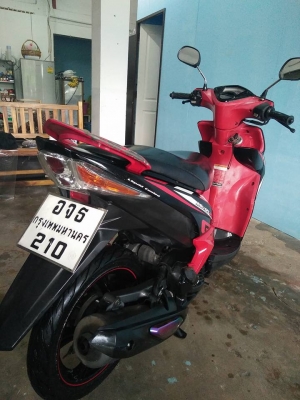 Mio 125 สีดำแดง ปี 2555 รุ่น GTX (ล้อแม็กซ์แท้) ดูเท่ห์ น่าขับจริงๆ