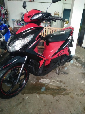 Mio 125 สีดำแดง ปี 2555 รุ่น GTX (ล้อแม็กซ์แท้) ดูเท่ห์ น่าขับจริงๆ
