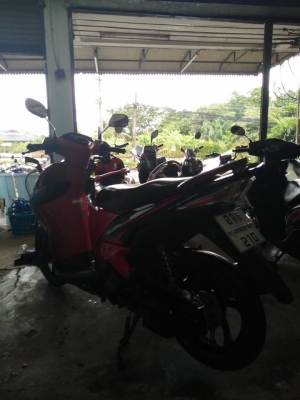 Mio 125 สีดำแดง ปี 2555 รุ่น GTX (ล้อแม็กซ์แท้) ดูเท่ห์ น่าขับจริงๆ