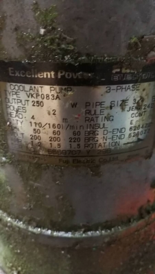 1,300 บ.ส่งถึงบ้านฟรีโทร 083-2000058 LINE ID: line832923 COOLANT PUMP ปั๊มน้ำหล่อเย็นแบบแช่(เฉพาะส่วนฐานล่าง)ยี่ห้อ FUJI ขนาดกำลัง 250 W. เอาไปใช้งานปั๊มงานต่างๆได้ สูบน้ำออกจากบ่อ พร้อมต่อใช้งานเสียบไฟบ้านได้เลย 1,300 บ.ส่งถึงบ้านฟรีโทร 083-2000058 LINE ID: line832923 COOLANT PUMP ปั๊มน้ำหล่อเย็นแบบแช่(เฉพาะส่วนฐานล่าง)ยี่ห้อ FUJI ขนาดกำลัง 250 W. เอาไปใช้งานปั๊มงานต่างๆได้ สูบน้ำออกจากบ่อ พร้อมต่อใช้งานเสียบไฟบ้านได้เลย