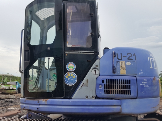 รถแบคโฮ KOMATSU PC128UU รถเก่านอกพึ่งนำเข้ามา ยังไม่เคยใช้งานในไทย เทียบเท่า 130 รุ่น 7 เครื่องดี ปั๊มดี โซ่หนา เอวแน่น มีผานดันดิน ทำงาน 9,000 กว่าชั่วโมง มีแอร์ติดมาพร้อมจากนอก ไฟฟ้าครบ มีระบบเต่า-กระต่าย ระบบสมบูรณ์ มีเอกสารใบอินวอยซ์ ชุดจดทะเบียน สภาพ