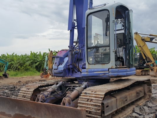 รถแบคโฮ KOMATSU PC128UU รถเก่านอกพึ่งนำเข้ามา ยังไม่เคยใช้งานในไทย เทียบเท่า 130 รุ่น 7 เครื่องดี ปั๊มดี โซ่หนา เอวแน่น มีผานดันดิน ทำงาน 9,000 กว่าชั่วโมง มีแอร์ติดมาพร้อมจากนอก ไฟฟ้าครบ มีระบบเต่า-กระต่าย ระบบสมบูรณ์ มีเอกสารใบอินวอยซ์ ชุดจดทะเบียน สภาพ