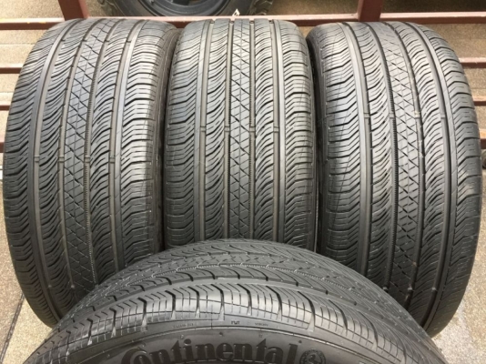 ยาง Continental 245 50 18 ปี17 ดอกเต็ม ไม่มีปะ เนื้อนิ่มๆ ใช้ยาว ราคาไม่แพง