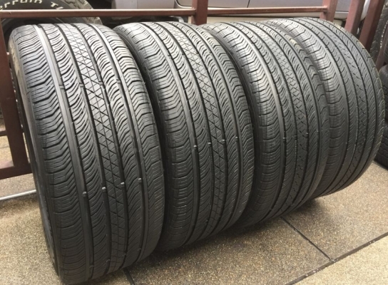 ยาง Continental 245 50 18 ปี17 ดอกเต็ม ไม่มีปะ เนื้อนิ่มๆ ใช้ยาว ราคาไม่แพง