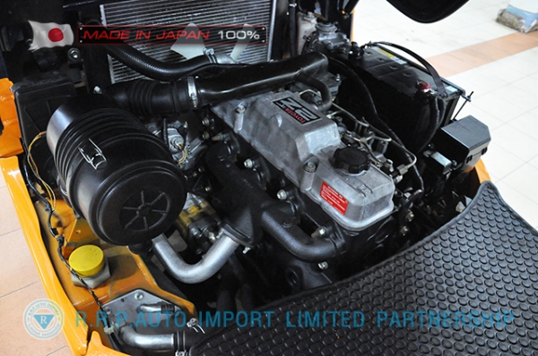 ขายรถโฟล์คลิฟท์มือสอง TOYOTA รุ่น 7FD25-35877 นำเข้าจากประเทศญี่ปุ่น 100\% ไม่เคยใช้งานในไทย