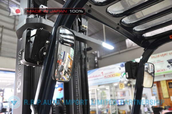 ขายรถโฟล์คลิฟท์มือสอง TOYOTA รุ่น 7FD25-35877 นำเข้าจากประเทศญี่ปุ่น 100\% ไม่เคยใช้งานในไทย