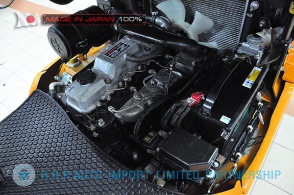 ขายรถโฟล์คลิฟท์มือสอง TOYOTA รุ่น 7FD25-35877 นำเข้าจากประเทศญี่ปุ่น 100\% ไม่เคยใช้งานในไทย