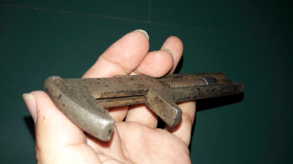 ขายประแจเลื่อนโบราณจระเข้สามดาว MADE IN GERMANY.มือสองสภาพดี