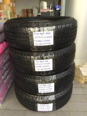 ยาง Bridgestone 245 70 16 ปี17 ดอกเต็ม ไม่มีปะ เนื้อนิ่มๆ ใช้ยาว ราคาไม่แพง