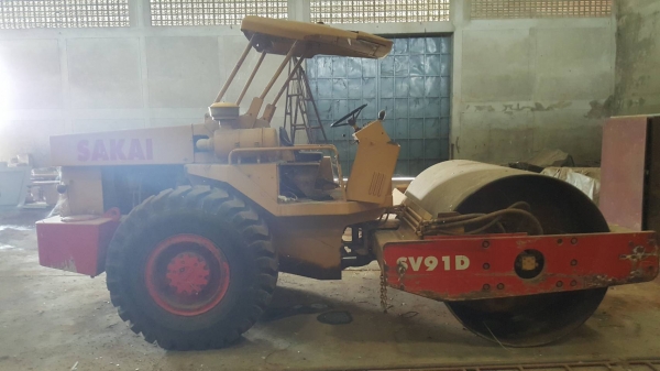 ขาย รถบดสั่นสะเทือน SAKAI SV91D เพลาเดียว รถสวยพร้อมใช้งาน เครื่องดี ปั้มดี เอกสารใบซื้อขาย