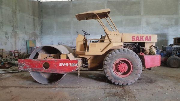 ขาย รถบดสั่นสะเทือน SAKAI SV91D เพลาเดียว รถสวยพร้อมใช้งาน เครื่องดี ปั้มดี เอกสารใบซื้อขาย