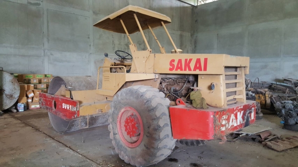 ขาย รถบดสั่นสะเทือน SAKAI SV91D เพลาเดียว รถสวยพร้อมใช้งาน เครื่องดี ปั้มดี เอกสารใบซื้อขาย