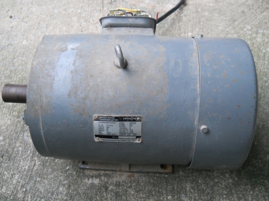 มอเตอร์ฮิตาชิ 5Hp 220V ซิงเกิลเฟส ของใหม่เก่าเก็บราคามือ2 มอเตอร์ฮิตาชิ 5Hp 220V ซิงเกิลเฟส ของใหม่เก่าเก็บราคามือ2