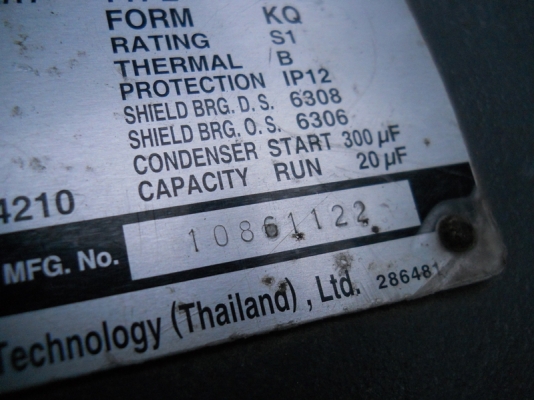 มอเตอร์ฮิตาชิ 5Hp 220V ซิงเกิลเฟส ของใหม่เก่าเก็บราคามือ2 มอเตอร์ฮิตาชิ 5Hp 220V ซิงเกิลเฟส ของใหม่เก่าเก็บราคามือ2