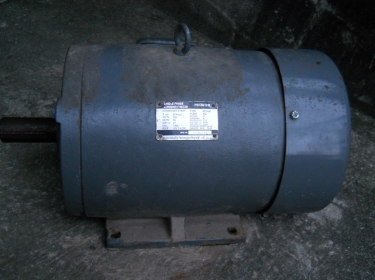 มอเตอร์ฮิตาชิ 5Hp 220V ซิงเกิลเฟส ของใหม่เก่าเก็บราคามือ2 มอเตอร์ฮิตาชิ 5Hp 220V ซิงเกิลเฟส ของใหม่เก่าเก็บราคามือ2