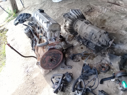 ระเบิดเครื่อง M43 1800cc e36 ยกลง ระเบิดทุกชิ้น