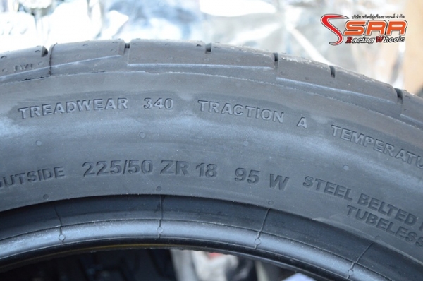 CONTINENTAL MC5 225/50ZR18 เส้นละ 4,500 บาทปี17 CONTINENTAL MC5 225/50ZR18 เส้นละ 4,500 บาทปี17