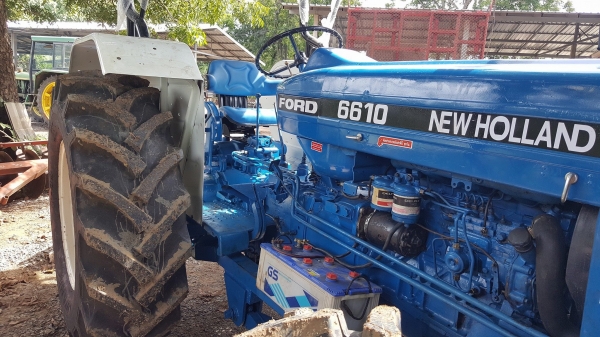 ขาย Ford 6610 สองเพลา คานหน้าคาลาโร่ ใบดันหน้า ผาน 7