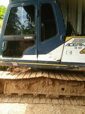 ขายรถขุดแบ็คโคSK120-3มาร์คทรีไฟฟ้าเต็ม เอกสารใบอินวอยซ์ ช่วงล่างดีสภาพพร้อมใช้งาน