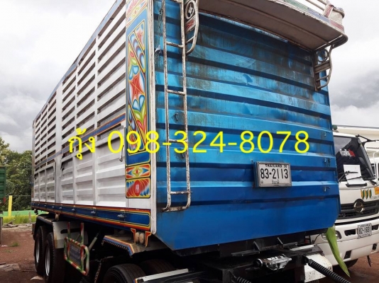 Hino 344 แรง ปี 58 แม่ลูกกระบะดัมพ์ ลูก 3 เพลาแท้ ไมล์ 70,xxx ทะเบียนพร้อม