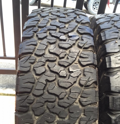 ขาย ยางBF All Terrain ko2 265/75/16 ลงพื้นเมื่อต้นปี สภาพสวย4เส้น