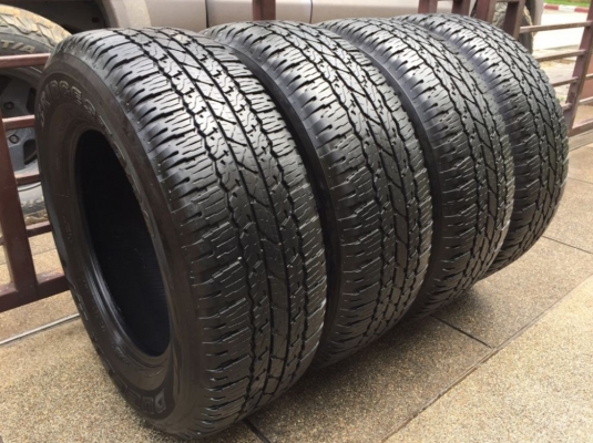 ยาง Bridgestone 265 65 17 กลางปี15 ดอกเต็ม ใช้ยาว ราคาไม่แพง