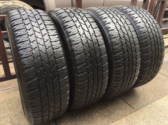 ยาง Bridgestone 265 65 17 กลางปี15 ดอกเต็ม ใช้ยาว ราคาไม่แพง