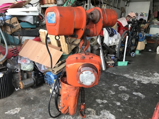 ขายรอกไฟฟ้า Nitchi 300Kg. 380V พร้อมตัวเดินไฟฟ้า Elephant 1ton. Made in Japan 4ทิศทาง สภาพสวยเดิมๆ หมุนนิ่ม พร้อมใช้งาน