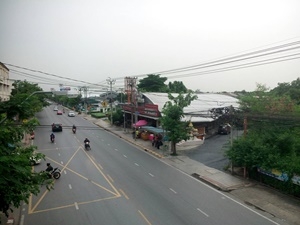 ขายที่ดินเปล่าถมแล้วติดถนนสุขาภิบาล 5 กรุงเทพ