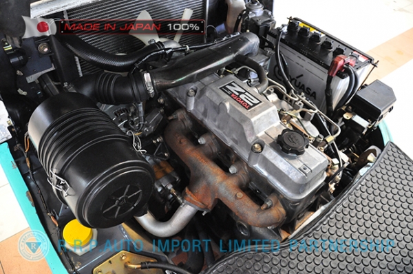 ขายรถโฟล์คลิฟท์มือสอง TOYOTA รุ่น 7FD25-30842 นำเข้าจากประเทศญี่ปุ่น 100\% ไม่เคยใช้งานในไทย