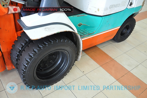 ขายรถโฟล์คลิฟท์มือสอง TOYOTA รุ่น 7FD25-16855 นำเข้าจากประเทศญี่ปุ่น 100\% ไม่เคยใช้งานในไทย