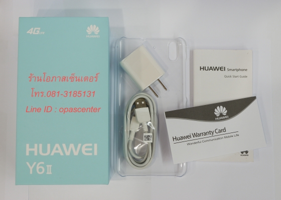 HUAWEI Y6 II สีทอง ติดฟีล์มแล้ว มีที่ชาร์ท กรอบ คู่มือ ใบรับประกัน กล่อง สภาพใหม่ มีประกันศูนย์ 1-6-