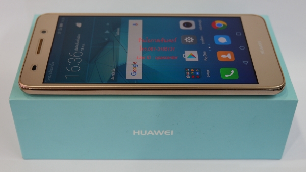 HUAWEI Y6 II สีทอง ติดฟีล์มแล้ว มีที่ชาร์ท กรอบ คู่มือ ใบรับประกัน กล่อง สภาพใหม่ มีประกันศูนย์ 1-6-