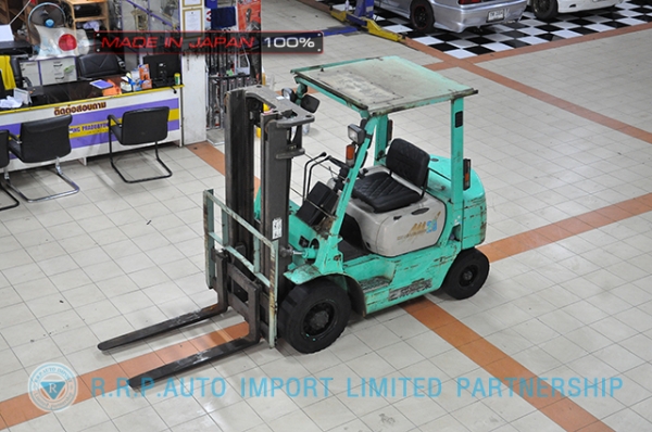 ขายรถโฟล์คลิฟท์มือสอง MITSUBISHI รุ่น KFG20-05372 นำเข้าจากประเทศญี่ปุ่น 100\% ไม่เคยใช้งานในไทย