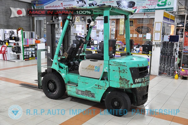 ขายรถโฟล์คลิฟท์มือสอง MITSUBISHI รุ่น KFG20-05372 นำเข้าจากประเทศญี่ปุ่น 100\% ไม่เคยใช้งานในไทย