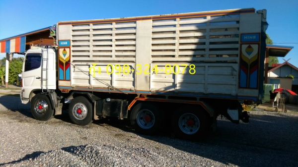 Hino mega 260 ปี 48 แม่เดี่ยวกระบะดั้ม มีระบบลากพ่วงครบ เครื่องเกียร์เดิมดี รถป้ายแดงมือเดียว ไม่เคยชนหนัก ยางเต็มทุกเส้น ทะเบียนพร้อม