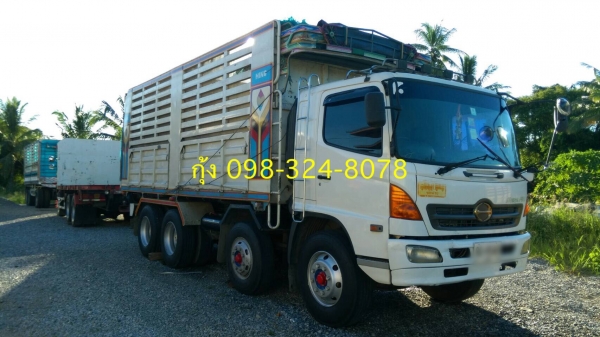 Hino mega 260 ปี 48 แม่เดี่ยวกระบะดั้ม มีระบบลากพ่วงครบ เครื่องเกียร์เดิมดี รถป้ายแดงมือเดียว ไม่เคยชนหนัก ยางเต็มทุกเส้น ทะเบียนพร้อม