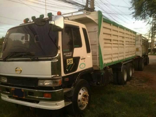 ขาย HINO 3M พ่วงแม่ลูก กระบะเหล็กดั๊ม หินทราย