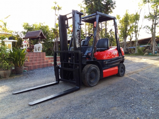 ขายรถโฟล์คลิฟท์ TOYOTA 6FD25 เสาสูง 3 เมตร ขนาด2.5ตัน ติดต่อ 086-324-1992 086-775-7900