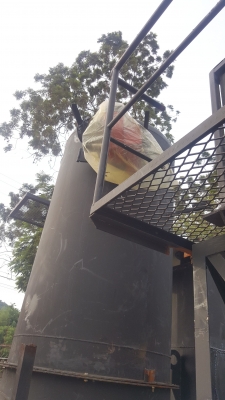 ขายเตาเผามีระบบตัดเขม่าลงน้ำขนาด 500 กิโล 1 ชุดราคา 280,000 บาท