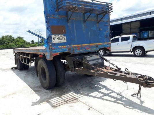 ขาย 165,000 บาท ลูกพ่วงพื้นเรียบ 2 คาน ยาว 6.2 เมตร คัสชีสวย เอกสารเล่มทะเบียน   รถอยู่. จ.สุรินทร์  090-772-3710 090-772-3708