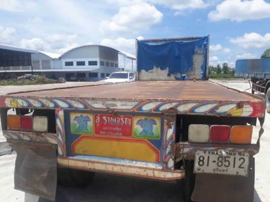 ขาย 165,000 บาท ลูกพ่วงพื้นเรียบ 2 คาน ยาว 6.2 เมตร คัสชีสวย เอกสารเล่มทะเบียน   รถอยู่. จ.สุรินทร์  090-772-3710 090-772-3708