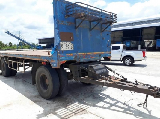 ขาย 165,000 บาท ลูกพ่วงพื้นเรียบ 2 คาน ยาว 6.2 เมตร คัสชีสวย เอกสารเล่มทะเบียน   รถอยู่. จ.สุรินทร์  090-772-3710 090-772-3708