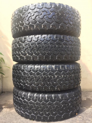 ขายยาง BF Goodrich All KO1 USA. 265-75-16 ปี12 ผ้าใบ10ชั้น ดอกเต็ม ไม่มีปะ ชุดละ 9,500 บาท